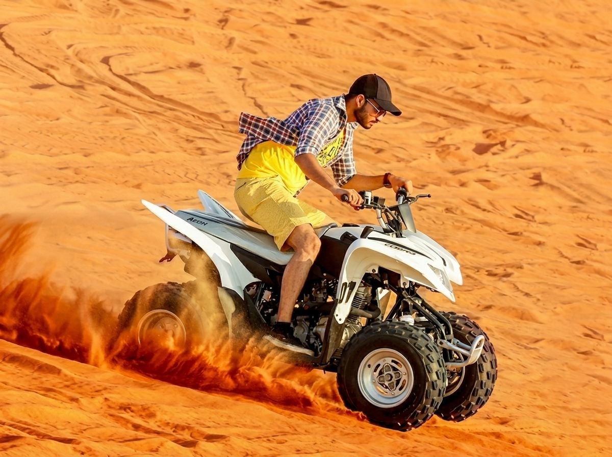 Single Quad Bike Dubai Desert