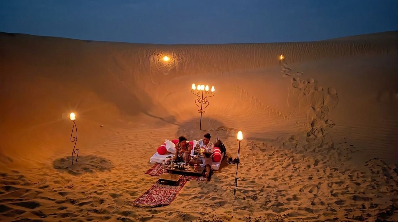 Romantic Desert Dinner