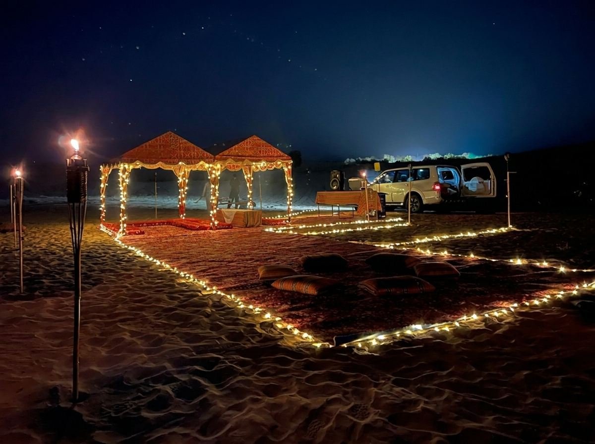 Night desert