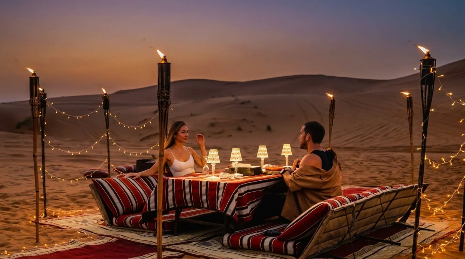 Corporate desert event in Dubai